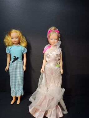 Pink & Blue Fashion Dolls Set - Classic Kids Toy Dolls